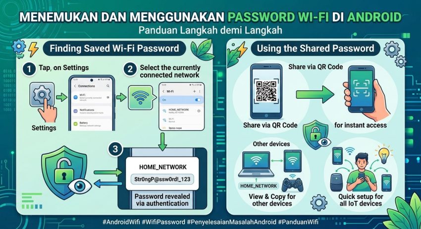 Cara melihat password Wi-Fi yang tersimpan